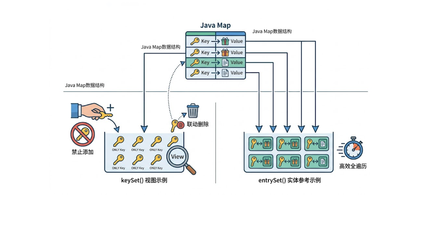Java中Map的keySet()方法和entrySet()方法