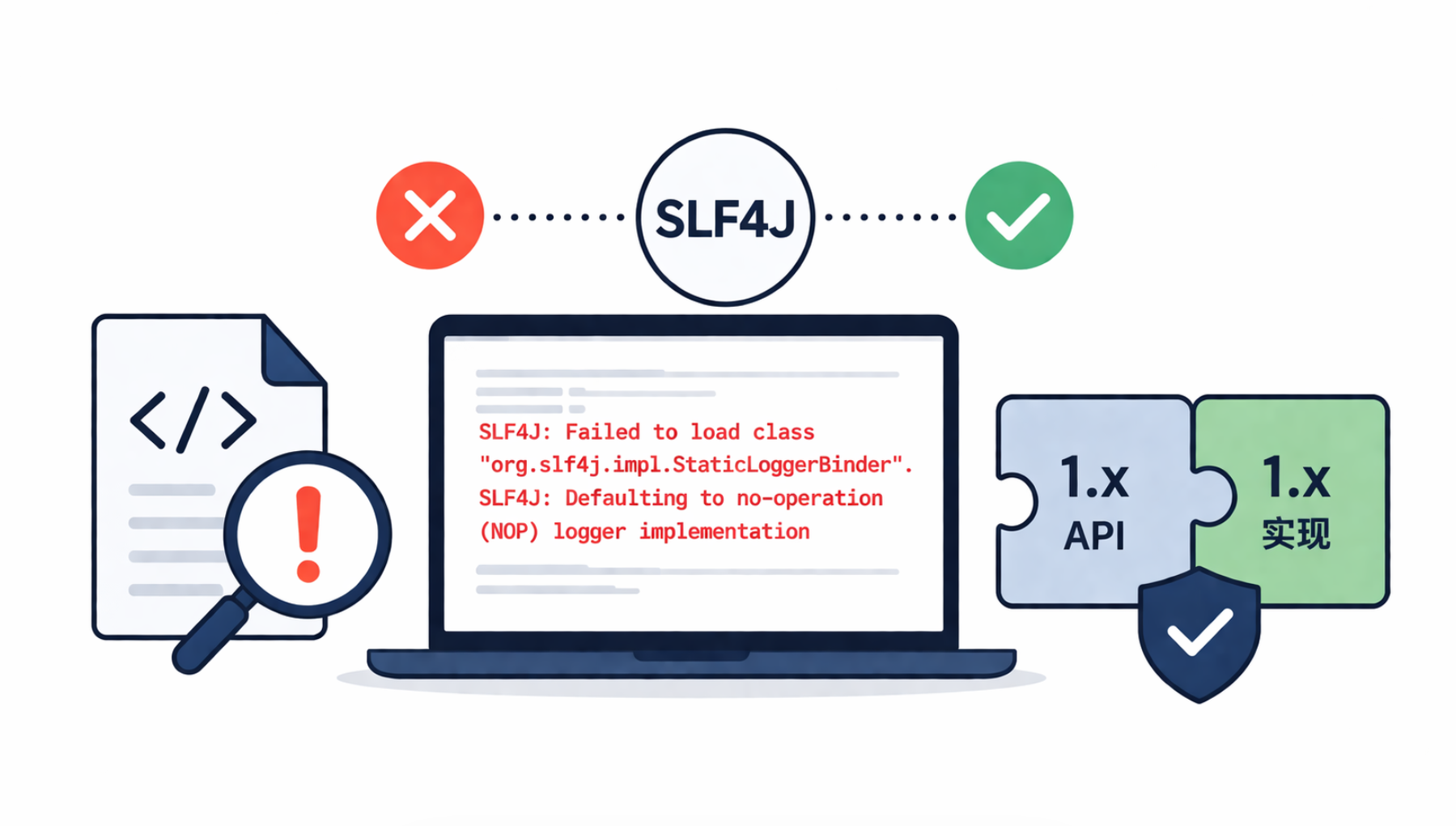 SLF4J: Failed to load class "StaticLoggerBinder" 解决