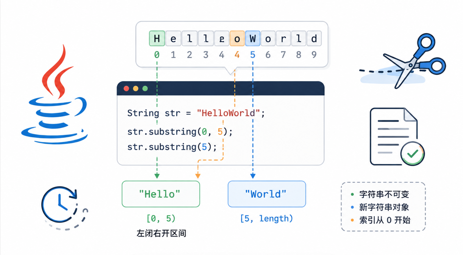 Java的String.substring() 详细讲解